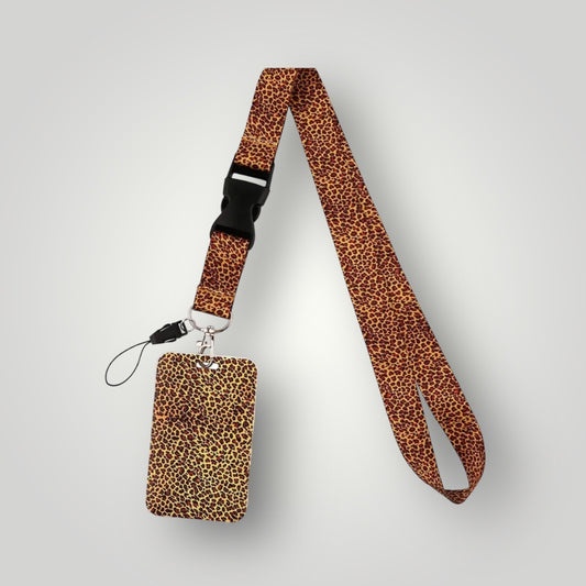 ID card holder Leopard