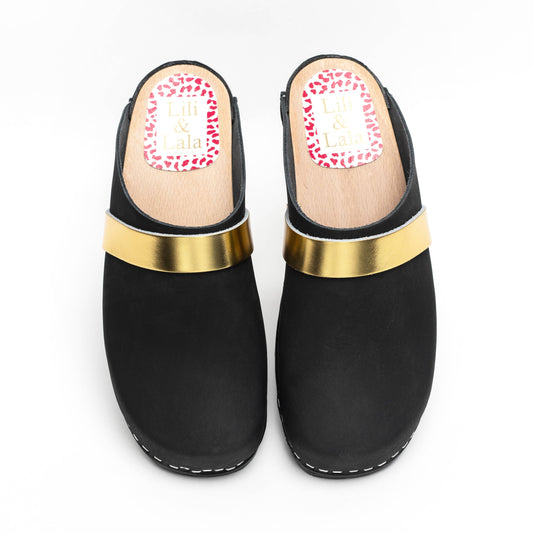 Lili &amp; Lala Uppsala work shoes black and gold